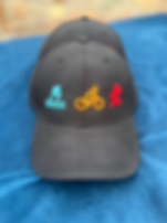 Trucker Hat Swim Bike Run (embroidered) colors