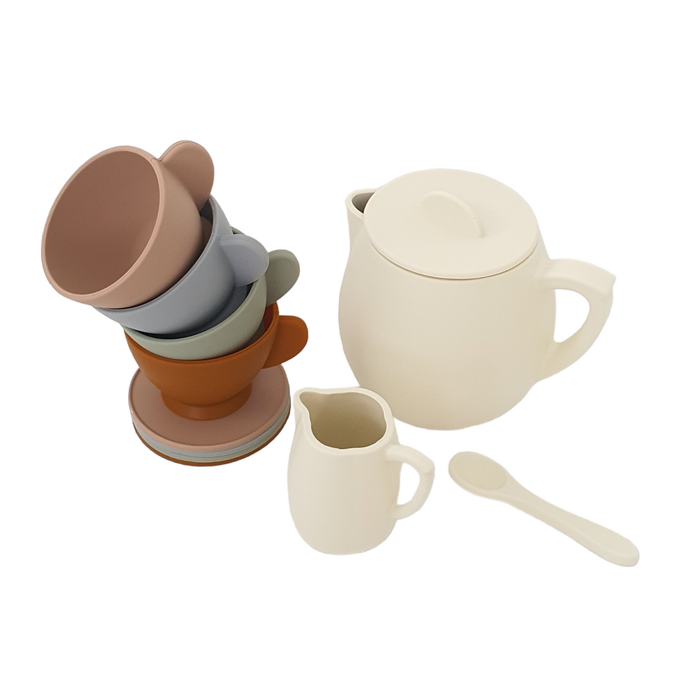 Thumbnail: Silicone Tea Party Play Set - Toria & Tine - www.toriaandtine.com