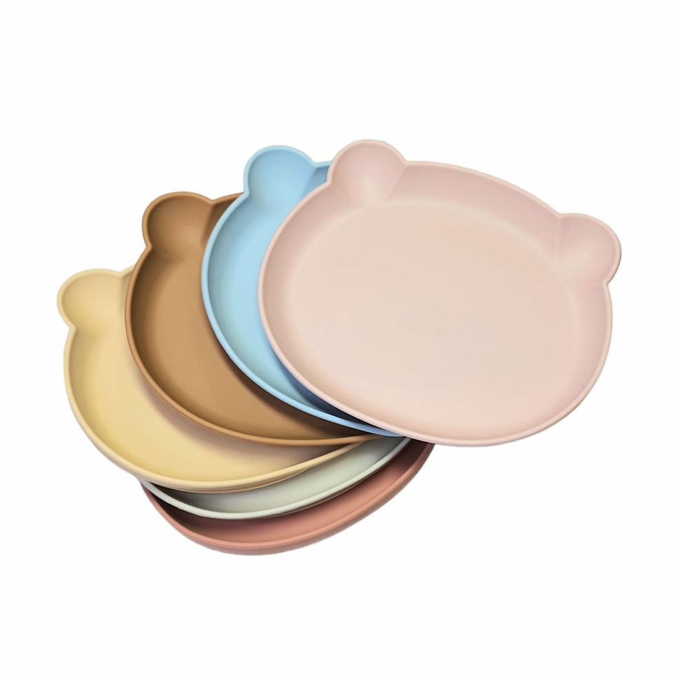 Thumbnail: Silicone Bear-Bear Suction Plate - Toria & Tine - www.toriaandtine.com