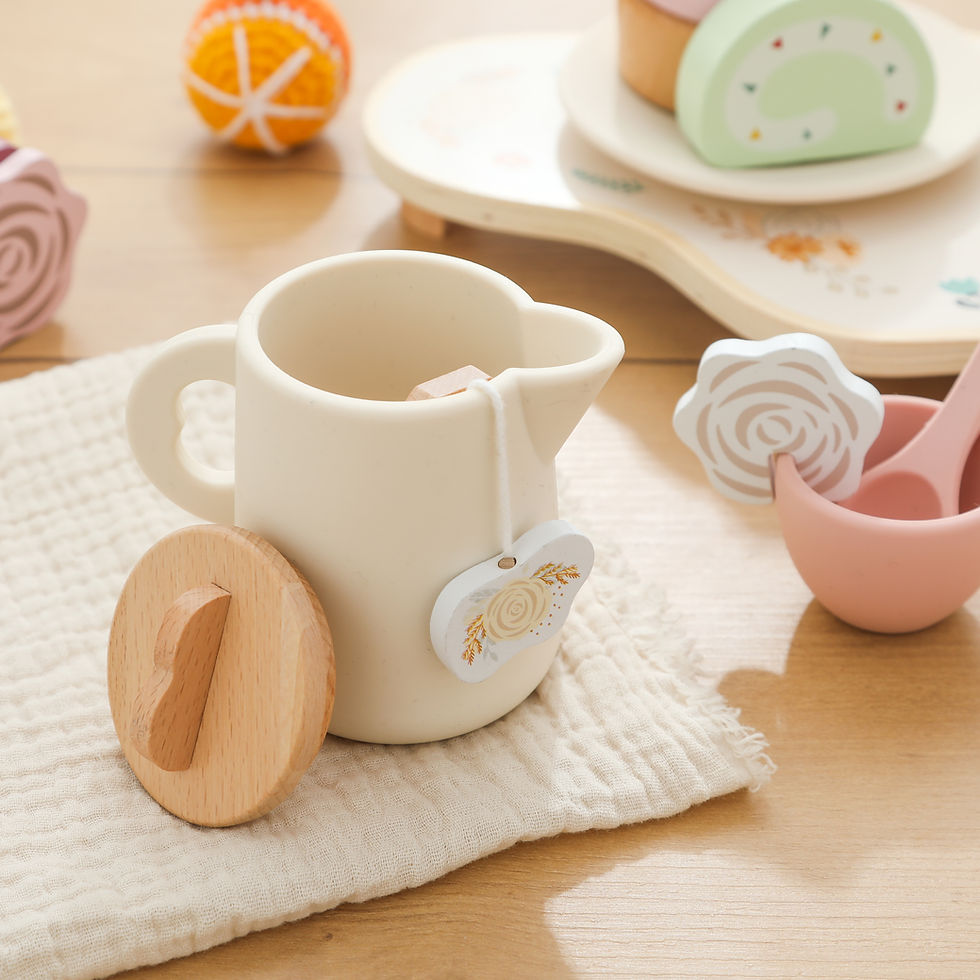 Thumbnail: Wooden & Silicone Afternoon Tea Party Play Set