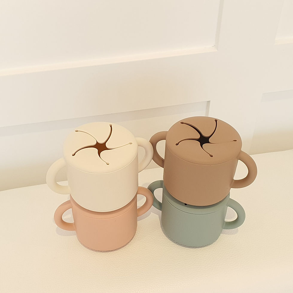 Thumbnail: Silicone Snack Cup - Toria & Tine - www.toriaandtine.com