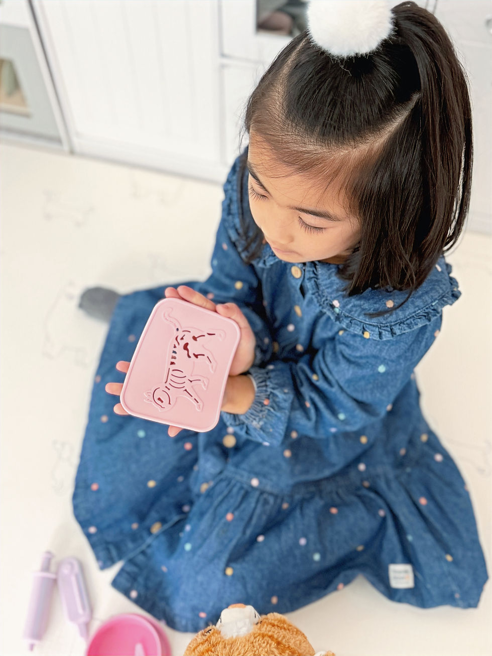 Thumbnail: Silicone Veterinary Play Set - Blush