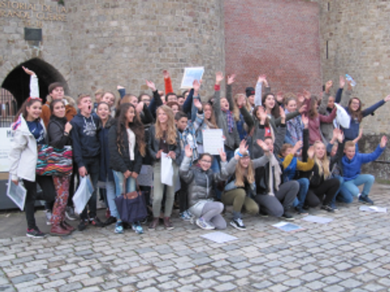 Les jeunes participants du projet ©CDCSomme