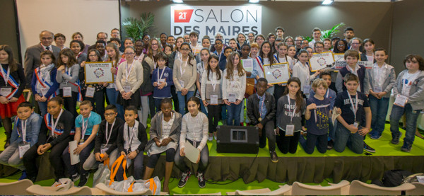 Les conseillers jeunes lauréats des 1ers Trophées de l'AMIF ©AMIF