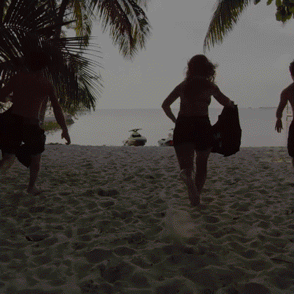 Group Going to the Beach