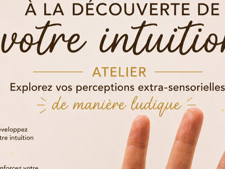 Atelier À la découverte de votre intuition
