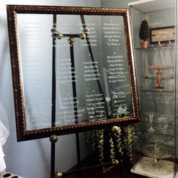 Framed Glass w/ Easel