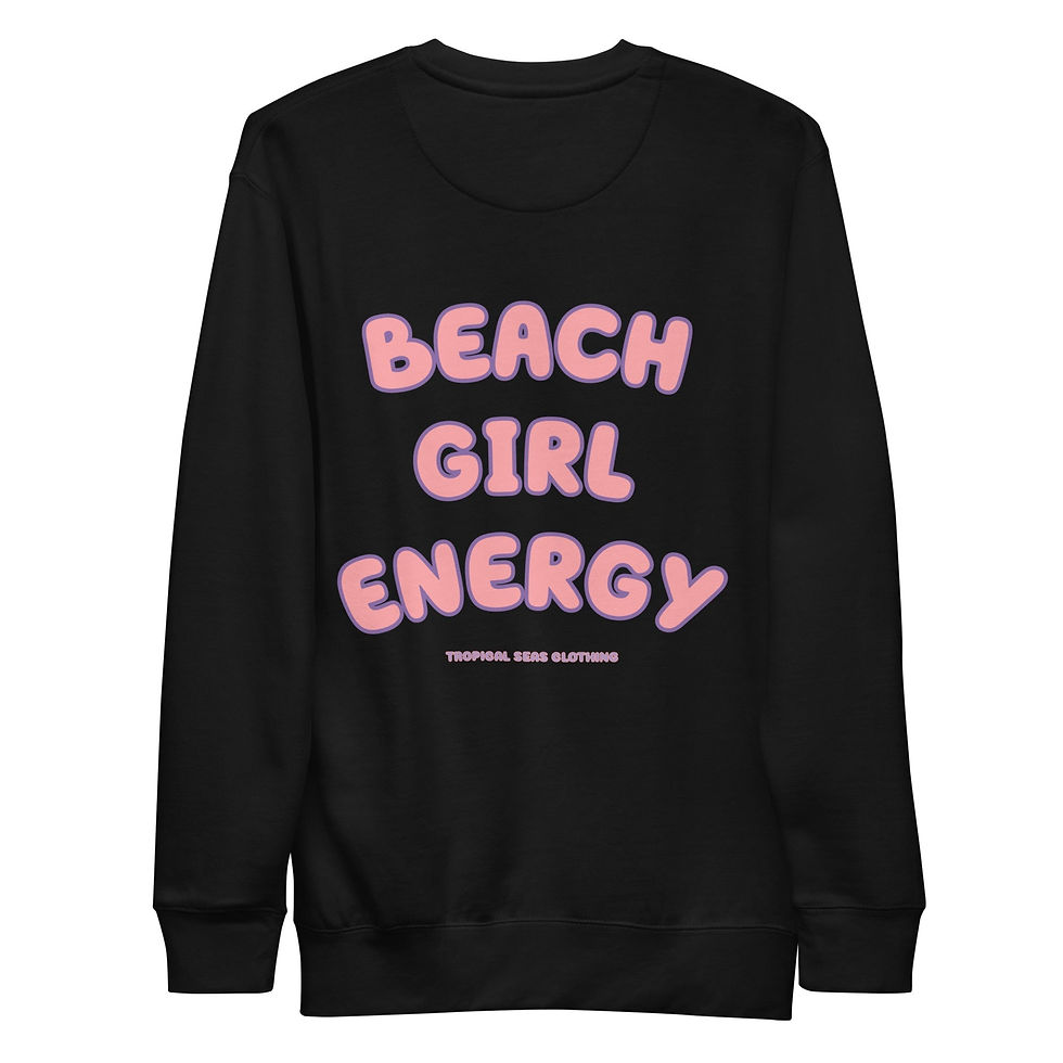 Thumbnail: Women's Premium Beach Girl Energy Sweatshirt