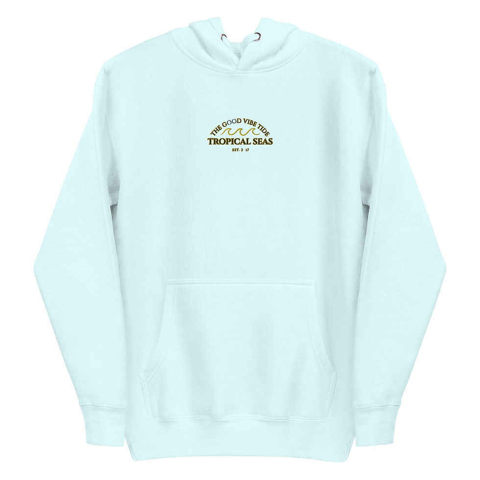 Thumbnail: Tropical Seas Center Waves Hoodie