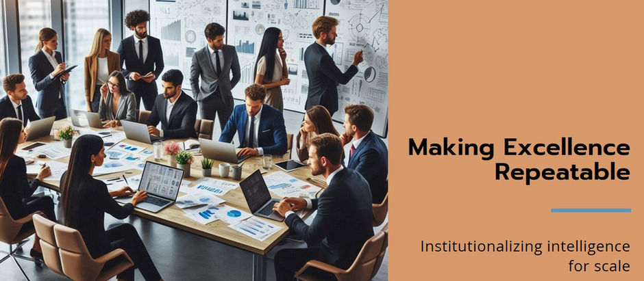 🔷 EZ’n Talk | Institutionalization → Making Excellence Repeatable