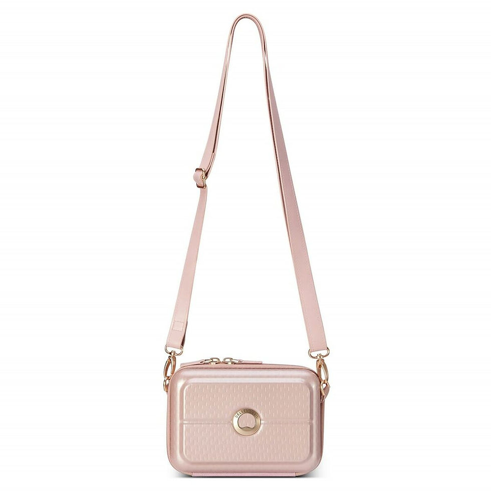Miniatura: Borsa a Spalla Delsey Turenne Rosa Monocromatica 12,5 x 6,5 x 18 cm