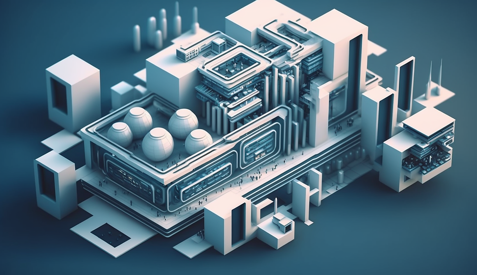 Promotor_a_small_isometric_minimalist_blue_and_white_futuristic_3486e453-ff46-4aa2-b6a6-37