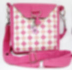 Diamond Pink Crossbody Bag