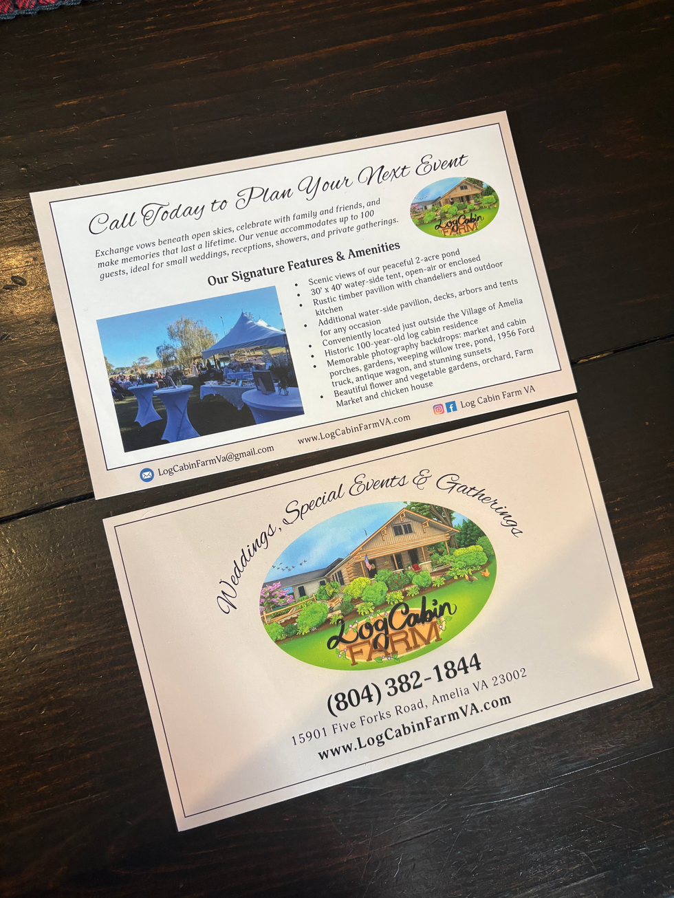 Log Cabin Farm Postcards