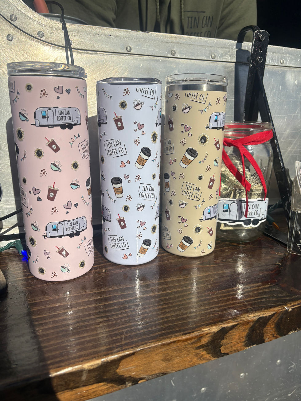 Tin Can Coffee Tumblers