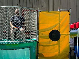 Mr. Henderson Dunking Booth