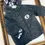 Miniaturbild: Handgemachte Wollwalkjacke für Babys und Kinder in Anthrazit mit weichem Baumwollfutter in maritimem Ankerdesign.