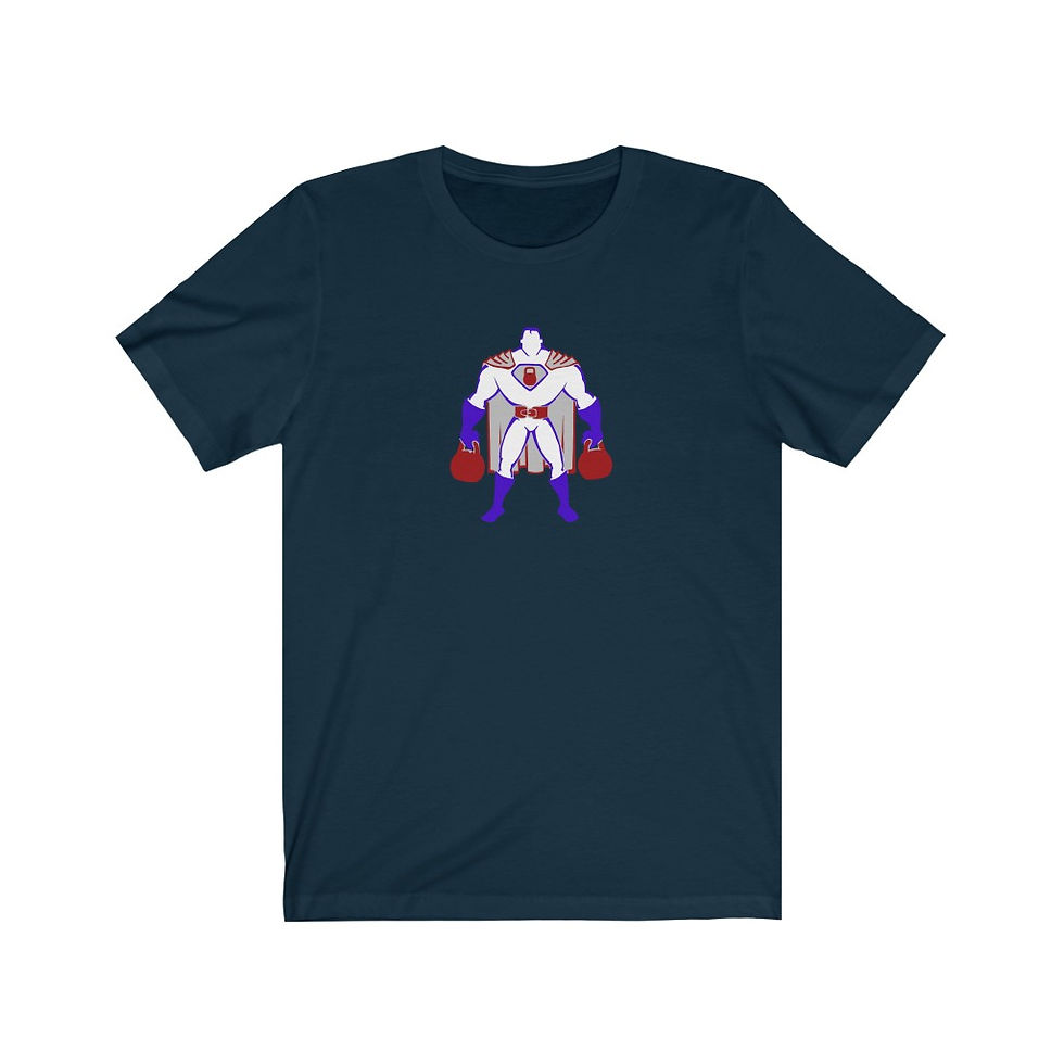 Thumbnail: Kettlebell hero 2 Unisex Jersey Short Sleeve Tee