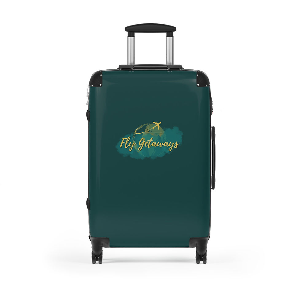 Thumbnail: Fly Getaways Logo Luggage Set - Deep Teal