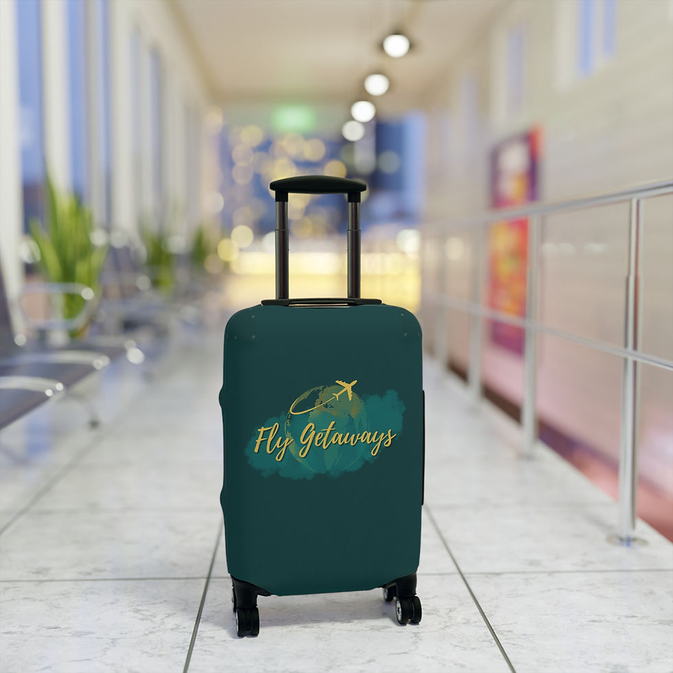 Thumbnail: Fly Getaways Logo Luggage Cover
