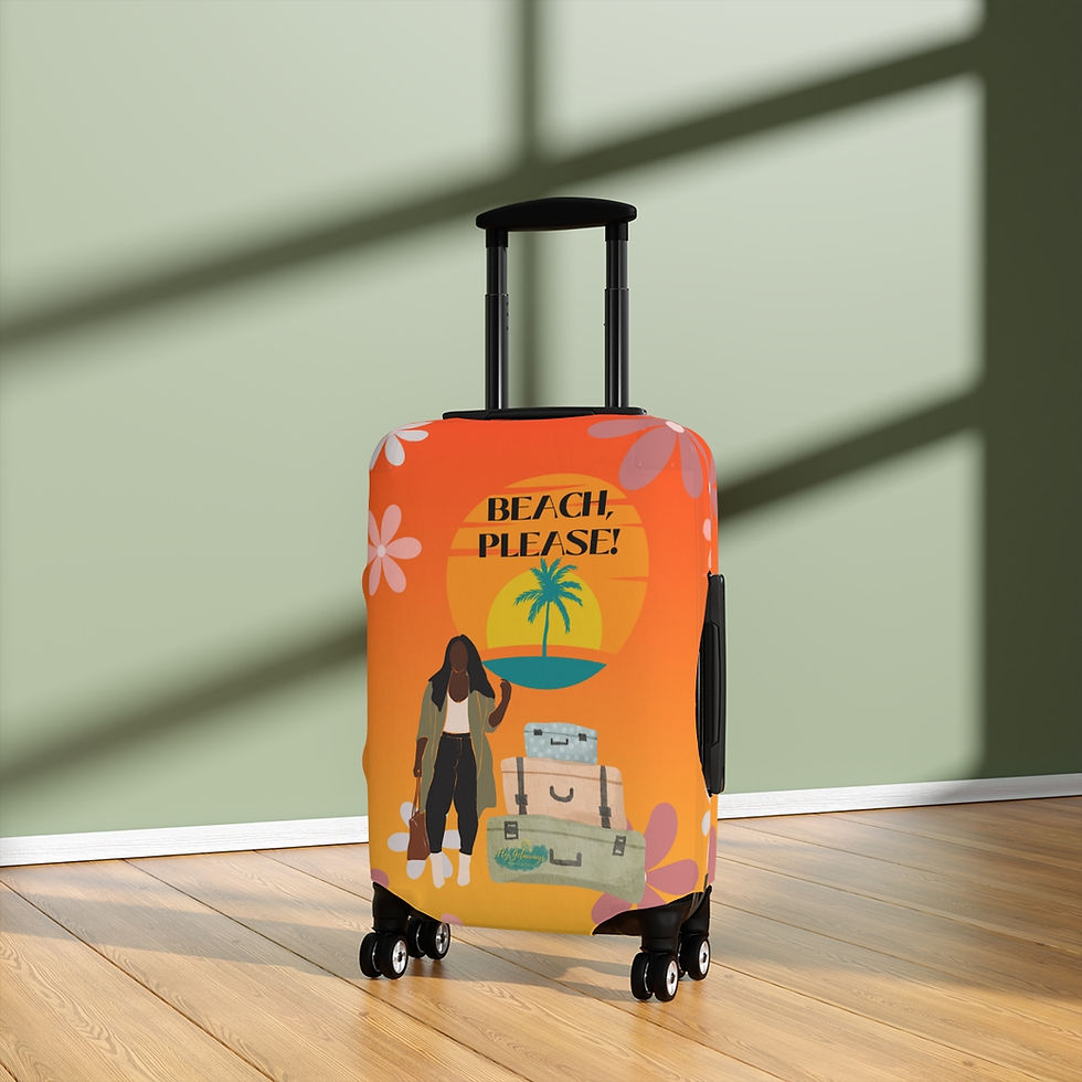 Thumbnail: Beach Please Luggage Cover