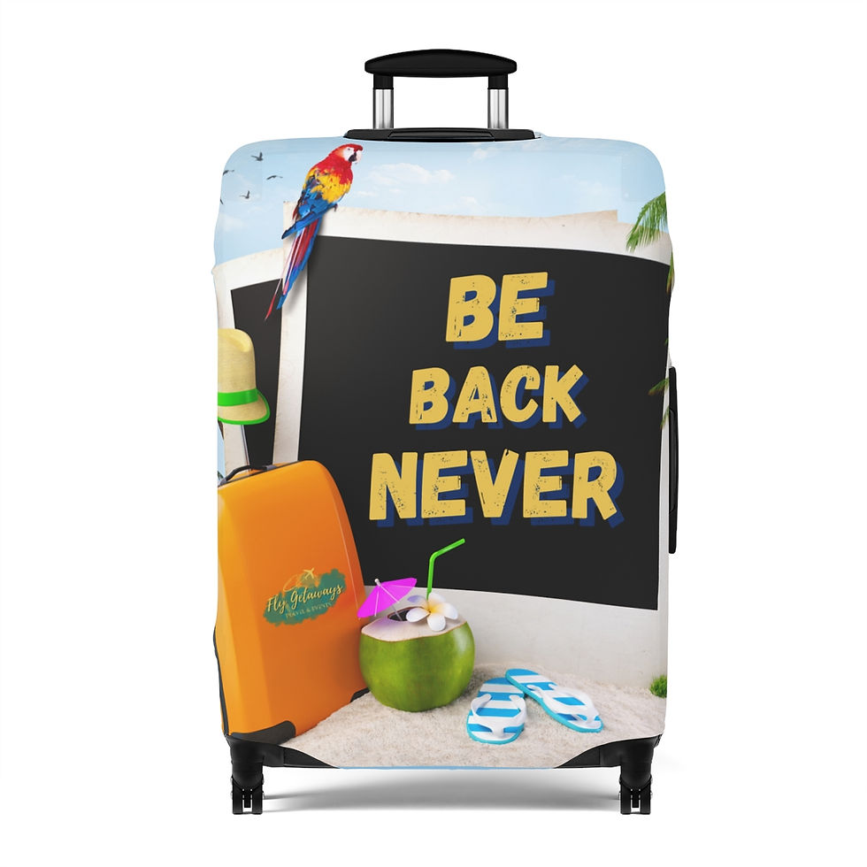 Thumbnail: Be Back Never Luggage Cover