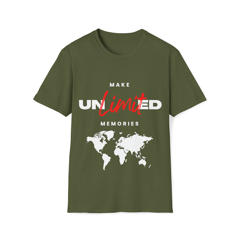 Thumbnail: Unisex Softstyle Unlimited Memories T-Shirt