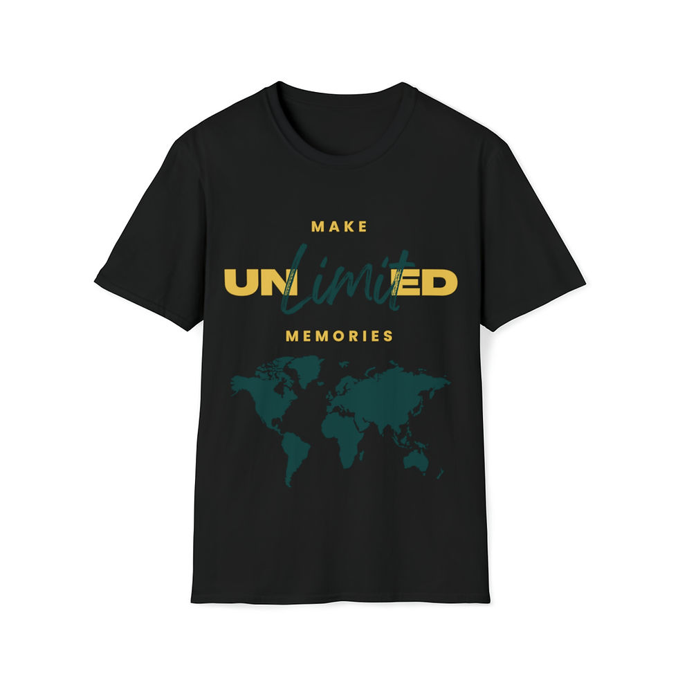 Thumbnail: Unisex Softstyle FG Unlimited Memories T-Shirt