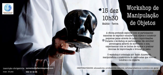 workshop de manipulação de objectos