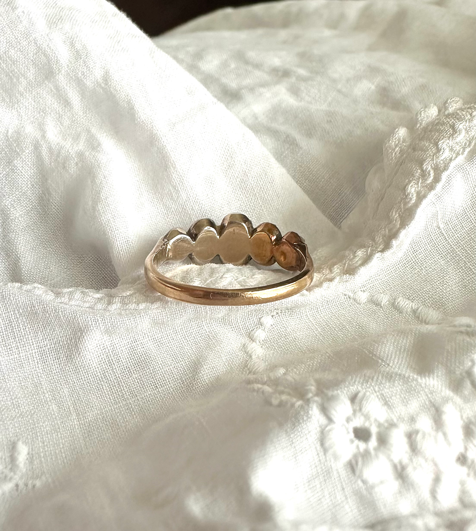 Thumbnail: Georgian Half Hoop Diamond Band