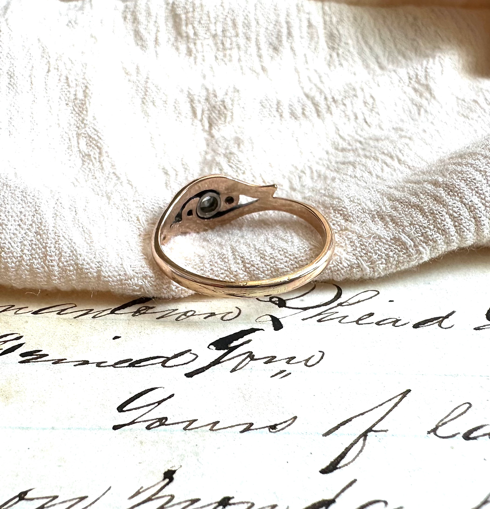 Thumbnail: Antique Rose Cut Diamond Ring