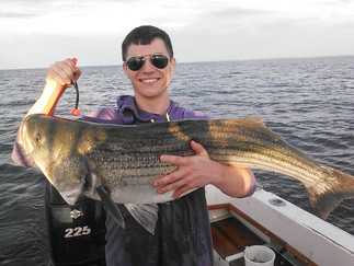 Best Striper for 2018 a 32 Lb 43 in taken tonights trip