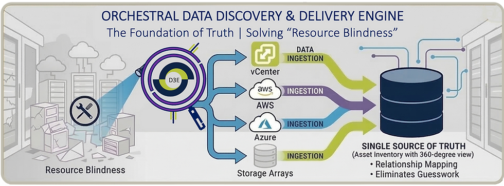 Orchestral Data Discovery and Delivery Engine, the data agnostic ingestion portion of the platform