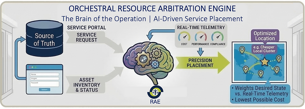 Orchestral Resource Arbitration Engine, the brain of the operation