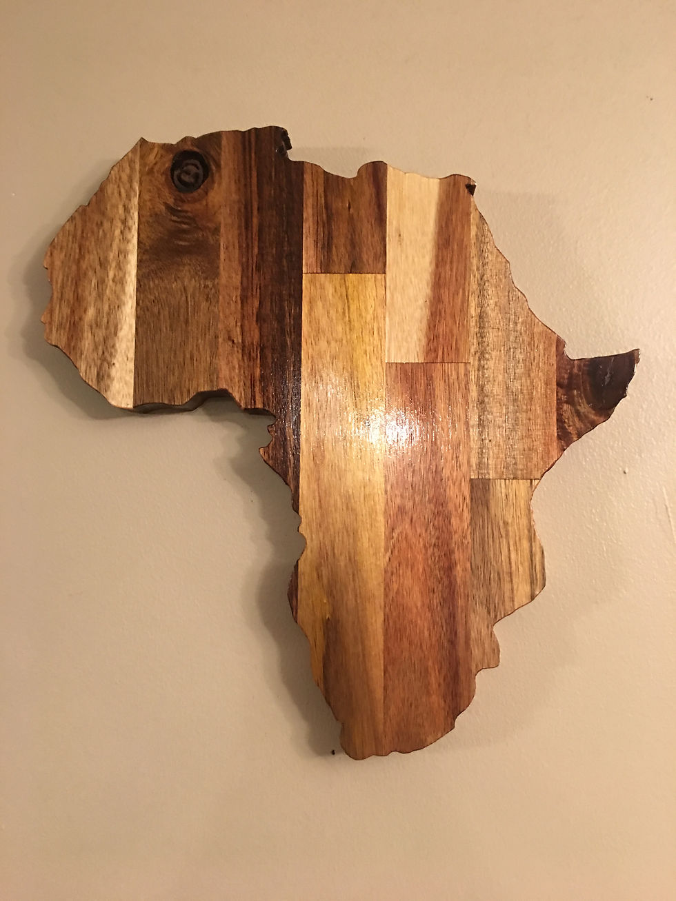 Thumbnail: Africa Wall Plaque|Wood Decor|Wood Art| African Art| Map of Africa