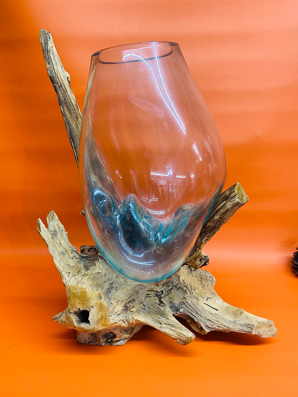 Thumbnail: Molten Glass Vase |  Molten Glass Sculpture |