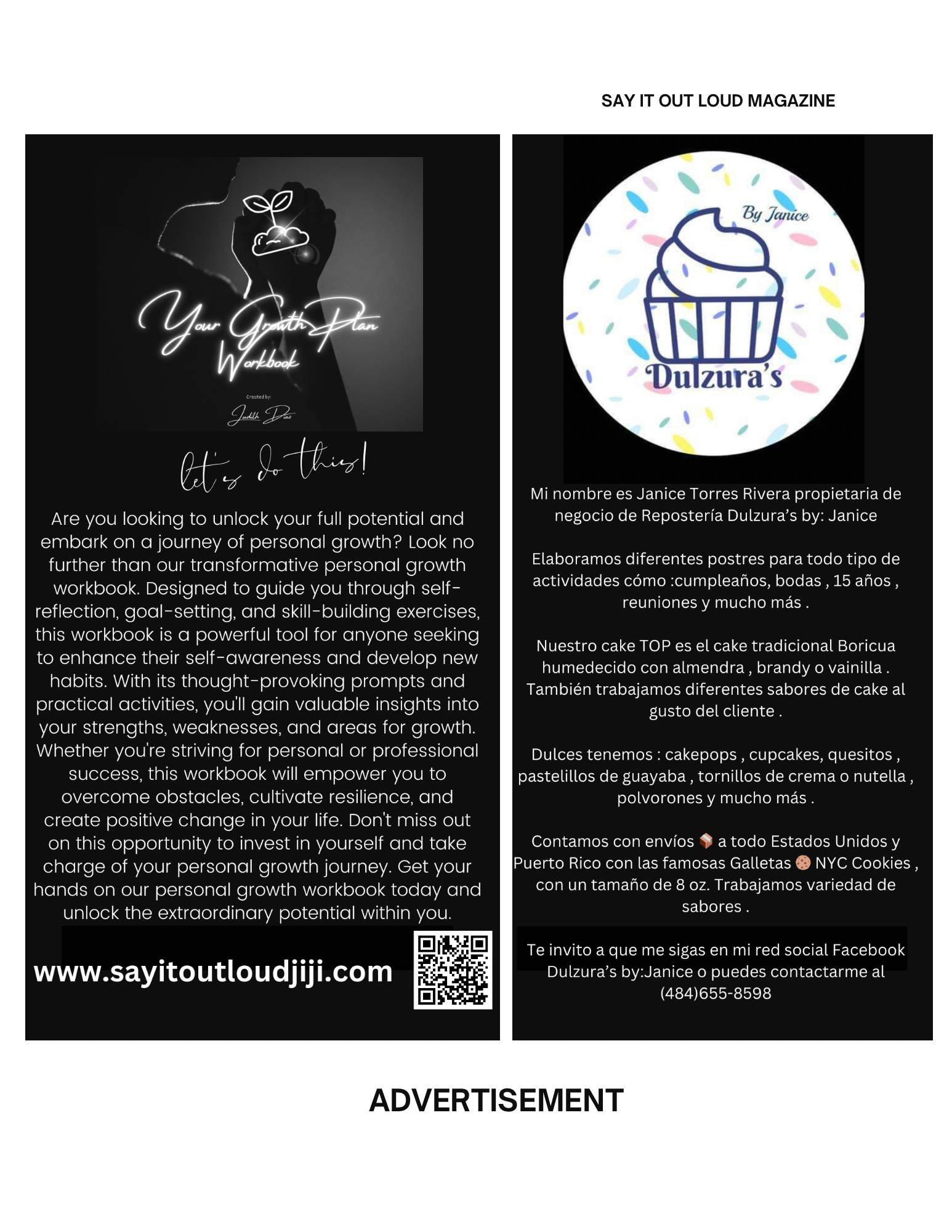 Half a Page Advertisement