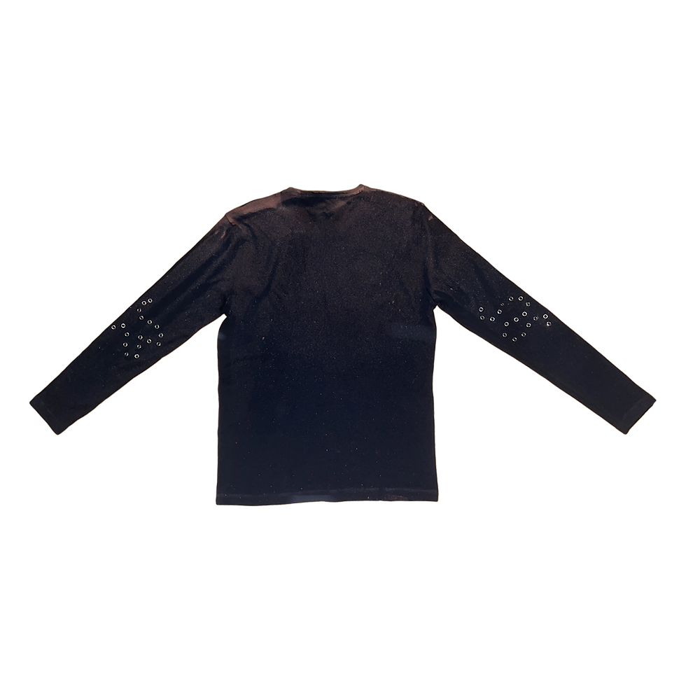 Thumbnail: Rust Black Eyelet Longsleeve