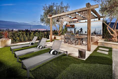 Outside Pergola Mosaic Art