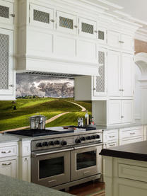 Countryside Mosaic over Stove