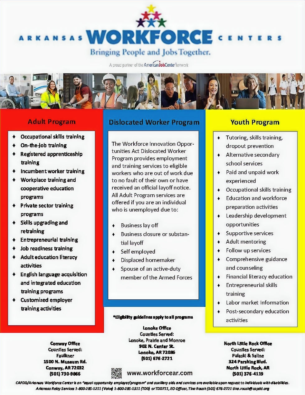 Central Workforce Centers Flyer