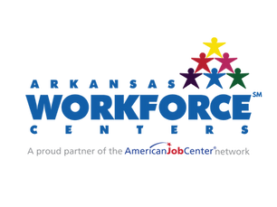 Arkansas Workforce Centers and American Job Center logos