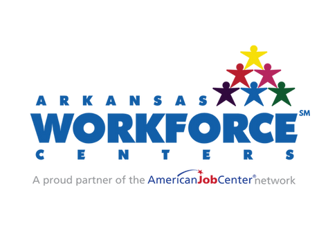 Arkansas Workforce Centers and American Job Center logos