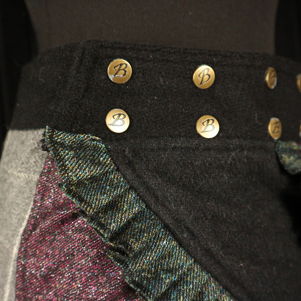 Miniature : CAITLYN Harris Tweed Wrap Skirt