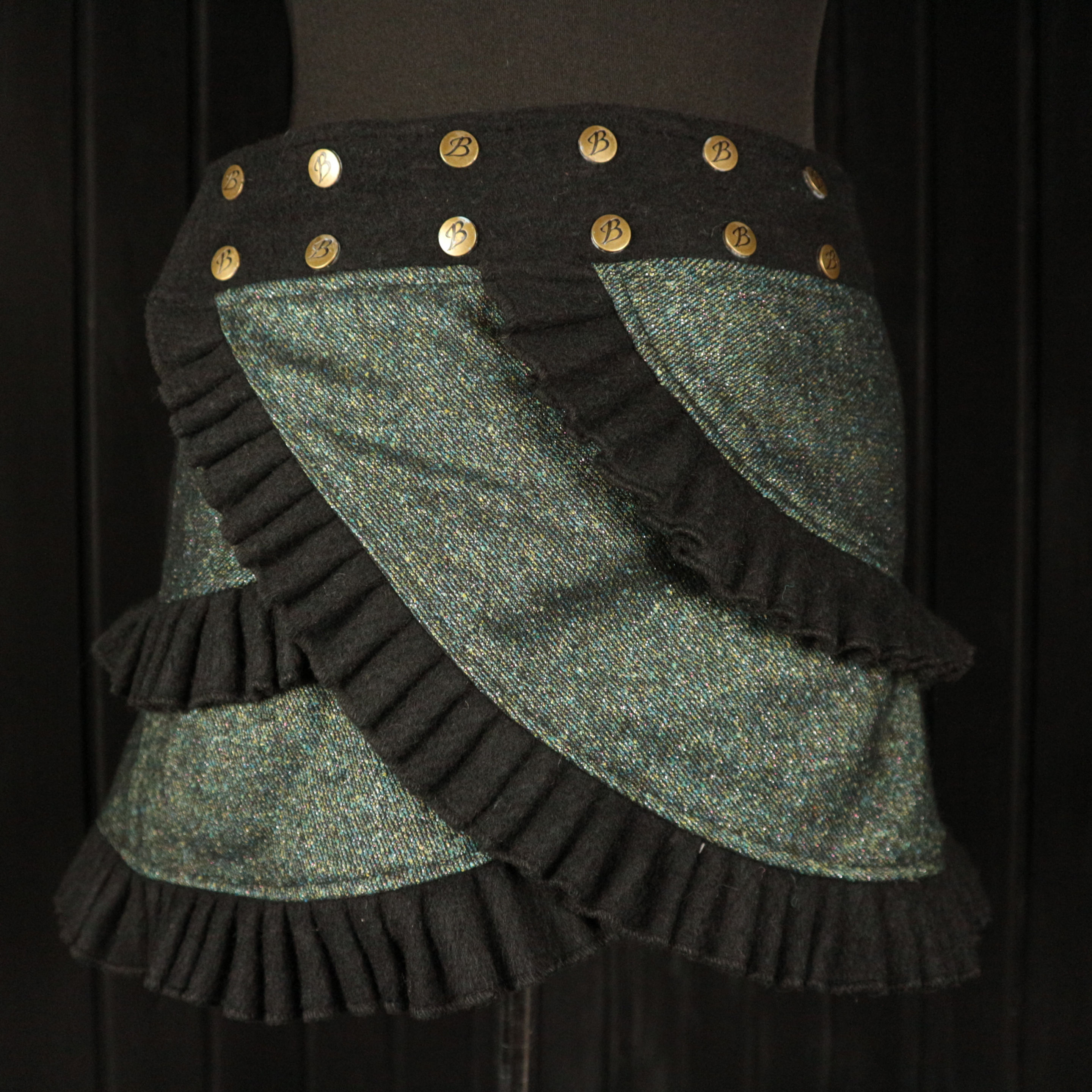 FREYA Harris Tweed Wrap Skirt