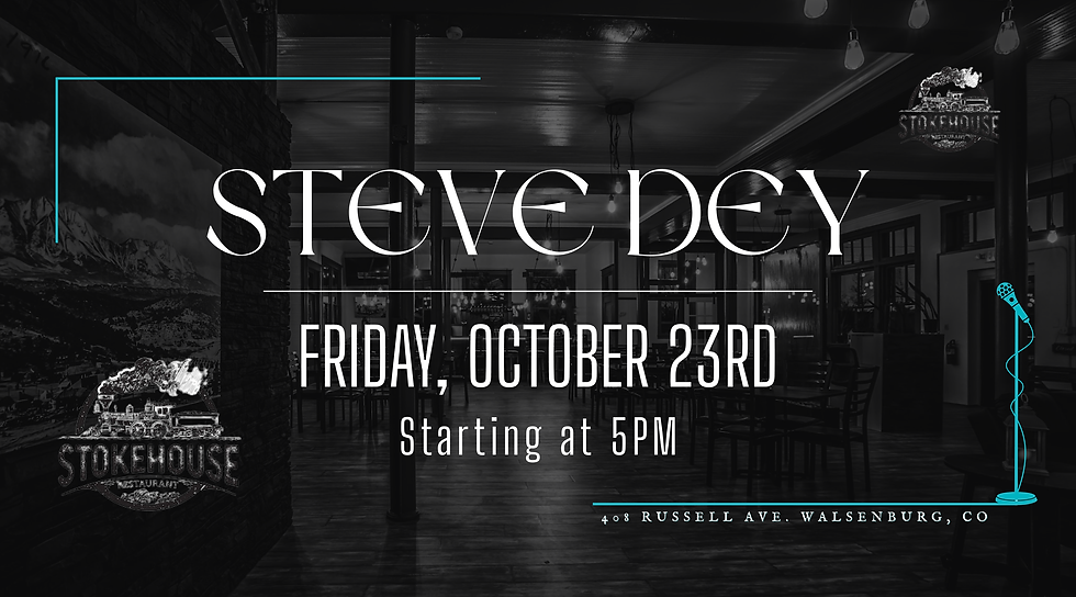 Steve Dey Live at the Stokehouse!
