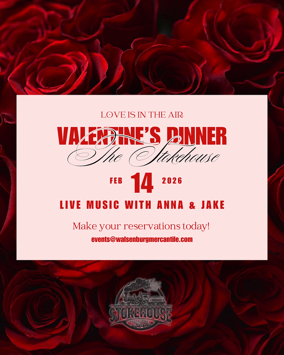 Valentine's Day Dinner - Live Music with Anna and Jake