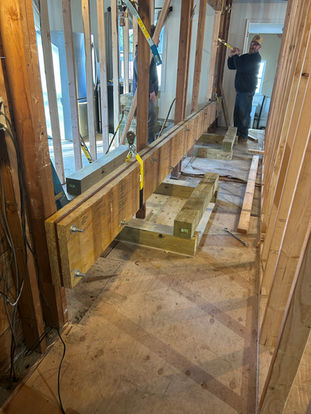 Open concept renovation