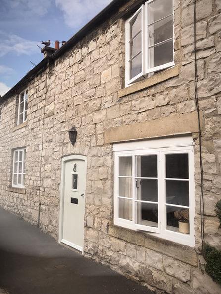 Cottage Peaks - Front Door, Casement Window Frames Rear Door & Windows Refurbishment . Bakewell, Ashford In the Water, Derbyshire dales