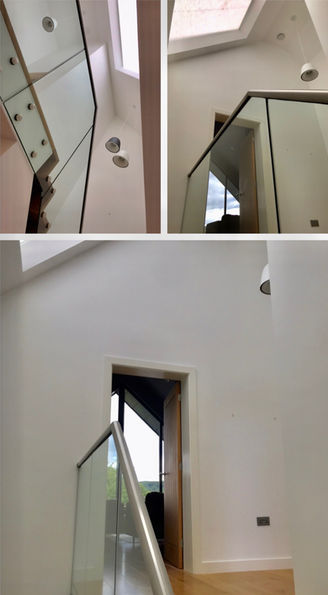 Hallway Stairwell Landing Sky Lights Paint Matlock